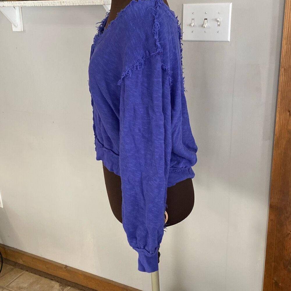We the free golden road cardigan shirt free people womens size XS oversized butt - Picture 4 of 10